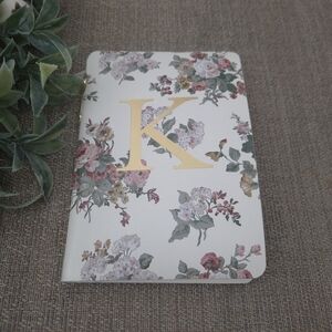Laura Ashley Floral Journal with Gold Letter K